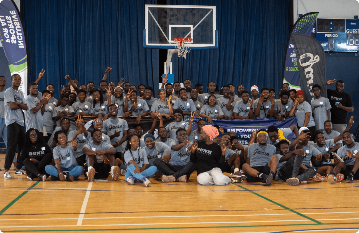 Youth playing and learning through sport